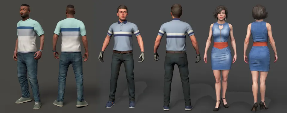 NPC character lineup